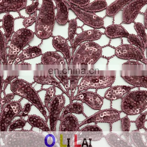 OLF0179 Latest 3d With Sequins Lace Fabrics African Lace photo-2