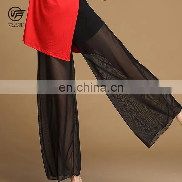 K-4051 Modal and Net Cloth Arabic Plus Size Belly Dance Pant