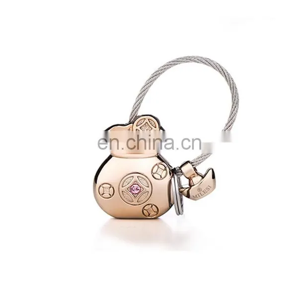 2017 Shiny Silver Rose Gold Plated Metal Keychain Maker photo-3