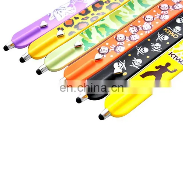 2 in 1 Slap Bracelet Touch Pen Promotion Cute Stylus Touch Pen Nice Screen Touch Pen