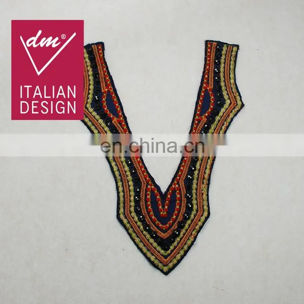 Rhinestone Collar National Style Decorated Neck Line