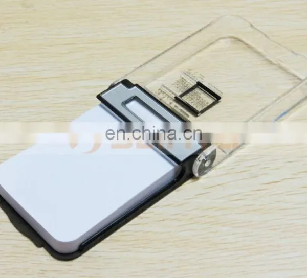 Acrylic Square Gifts Scratchpads Rotating Note Pad With Phone Stents photo-6