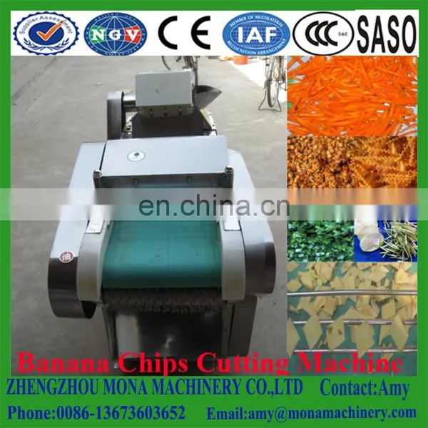 Stainless Steel Good Use Industrial Fruit Okra Lotus Cutter Chopper Slicer Vegetable Cutting Machine photo-5