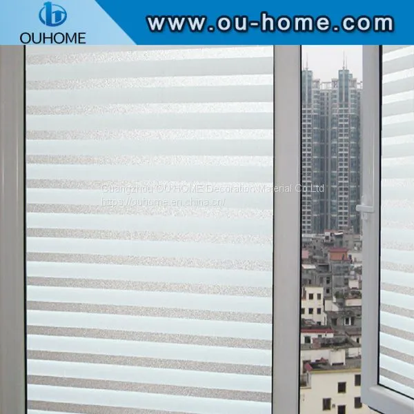 BT802 Office Stripe Decoration Privacy Window Film photo-2