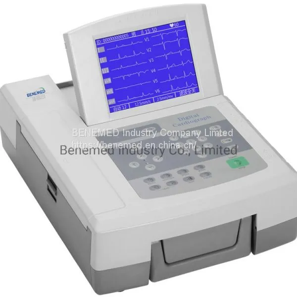 Benemed Hotsale Digital Hospital Electrocardiograph 12 Channel ECG Machine photo-3
