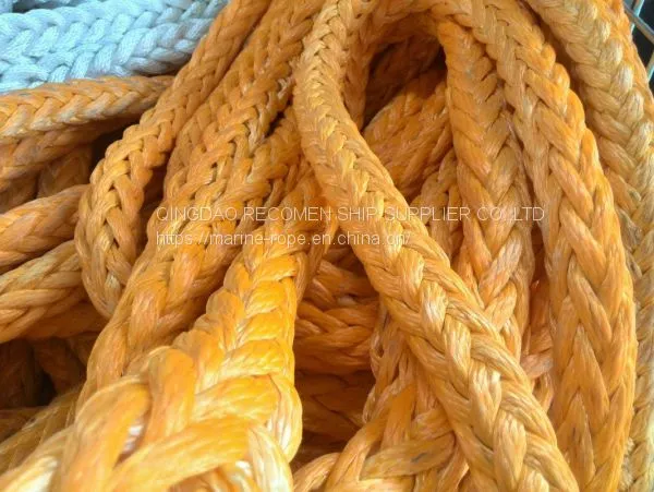 Recomen High Quality Uhmwpe Rope 8mm 10mm Marine Mooring Rope photo-4