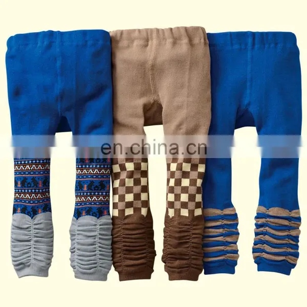 79 Styles Infants & Toddlers Knit Footless Ninth Pants Cropped Pants Stretchy Ankle Tights Leggings pp Pants 4 Sizes 3pcs/pack photo-6