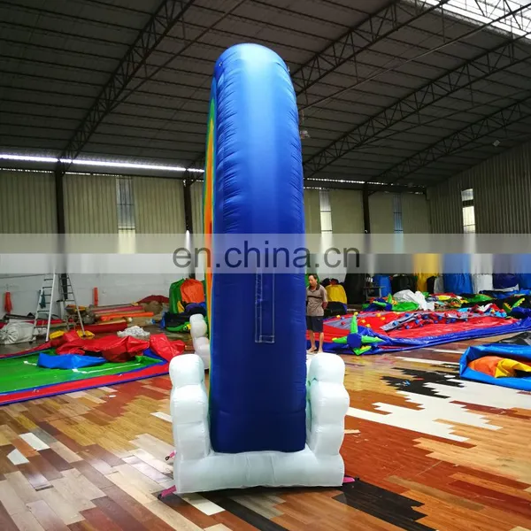Kids Party Entrance Advertising Decoration Colorful Rainbow Red Heart Blow Up Arches Inflatable Archway photo-4