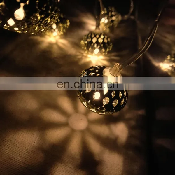 10L Led Iron Ball Night Ceiling Light Christmas Decoration Wall String Lights Indoor Home Garden Room Strip Lighting Morden photo-5