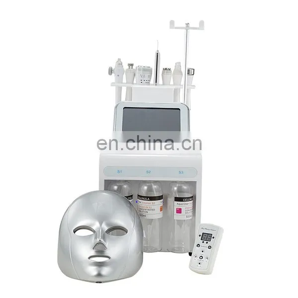 Multifunction Oxygen Hydrogen Small Bubble Skin Care Beauty Machine Blackhead Remover Facial Cleansing Machine photo-2