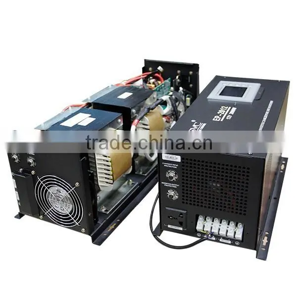 6KW Combined Charger Pure Sine Wave CPU LCD 12/24/48V Off Grid Solar Inverter Price photo-2