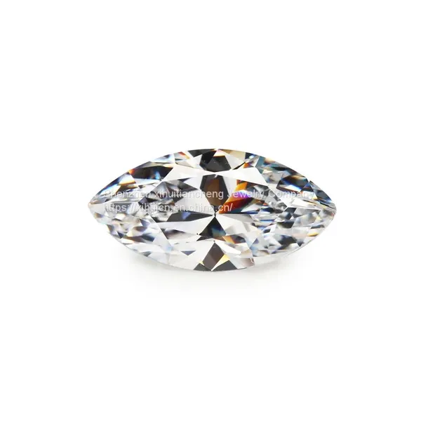 Moissanite Marquise Shape D Color Pear Shape Cut Lab Grown Loose Moissanites Stone Test Positive photo-2