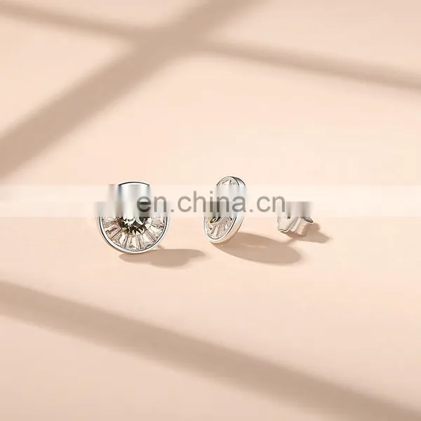 Factory Offers 925 Sterling Silver Jewelry Evil Turkish Blue cz Devil Eye Stud Earrings for Women photo-4