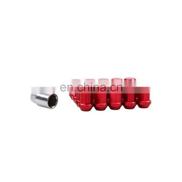 20 Pcs 35 Mm Coloured Wheel Nuts Car Wheel Nuts Race Lock Titanium Lug Nuts Acorn Rim Forged photo-3
