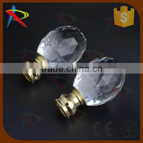 Export and Wholesale Good Quality Crystal Curtain Finials/curtain Rod Finials photo-5
