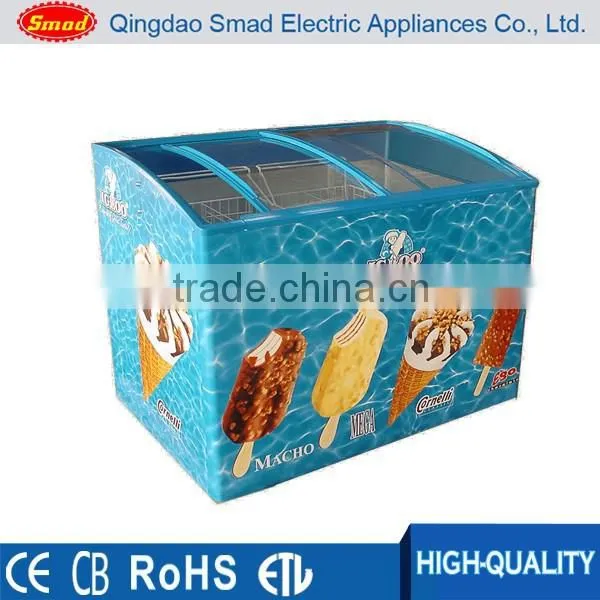 Ice Cream Display Freezer/sliding Glass Door Chest Deep Freezer photo-3