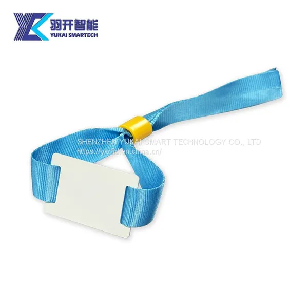 Smart Tag HF RFID 13.56MHz 14443A YUKAI NFC Woven RFID Wristband Reading NFC Cloth /Fabric Wearable Band Wristband For Concerts photo-5