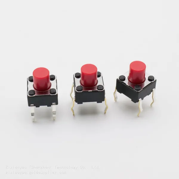 Japanese Original ALPS Plug-in Switch SKHHBYA010 Red 6mm Square Push in Type 6 * 6 * 7 2.55N photo-2