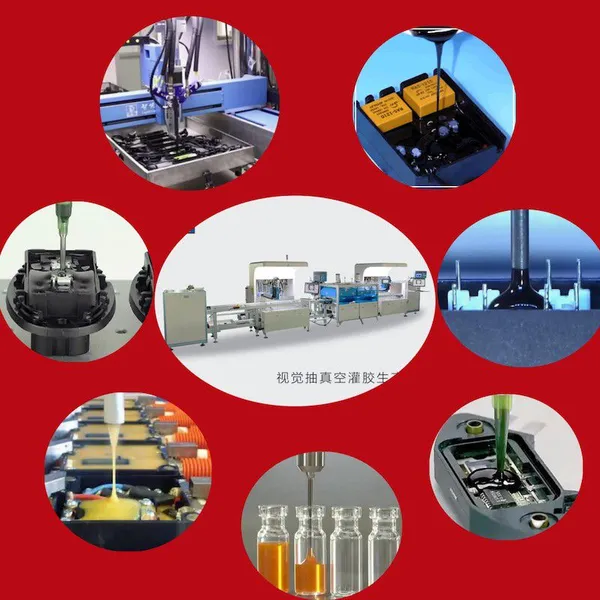 Automated 2 Part Epoxy Dispenser Equipment Glue Dispenser and Industrial Tunnel Oven Machine photo-2