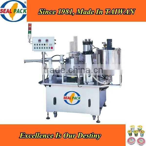 Taiwan Brand Top Service and Quality Automatic Yogurt Cup Filling Machine