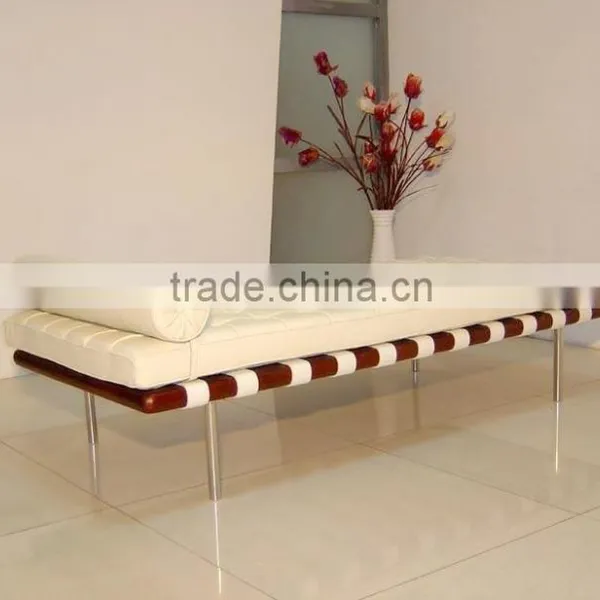Genuine Leather Knoll Barcelona Bed photo-4