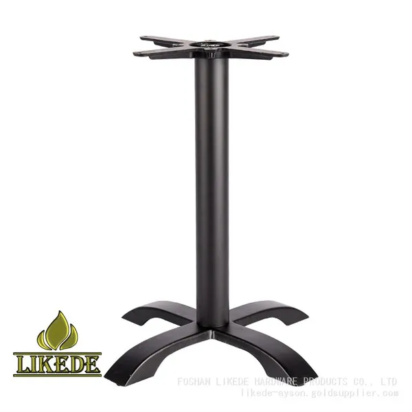 High Quality Cast Iron Cross Table Base Metal Decorative Metal Table Legs Dining Table Cross Leg