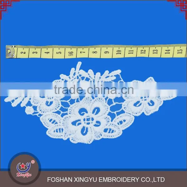 Latest Design Customized Flower Embroidery Design Women Polyester Fashion Decorations Collar photo-2