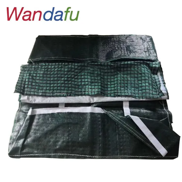 Wandafu PET Flood Control Ecological Geotextile Gabion Bag for River Treatment, Solid Soil Embankment Slope Protection, Gabion Mesh Bag photo-2