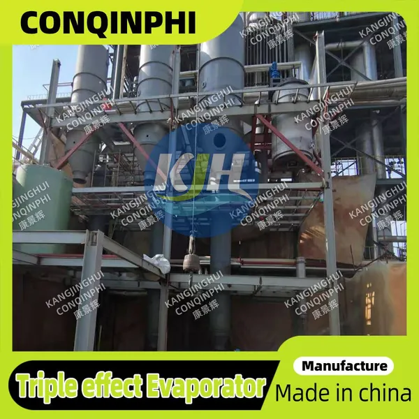 PLC Controlled Double Four-effect Evaporator for Pharmaceutical Concentration