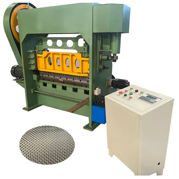 CNC Heavy-Duty Metal Sheet Diamond Mesh Processing Machine