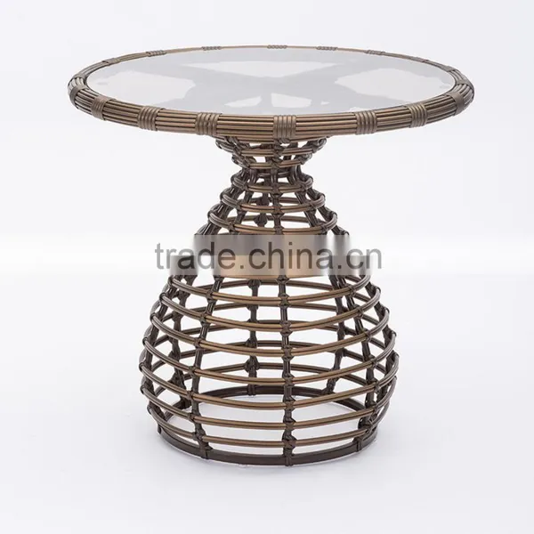Outdoor Leisure Dining Table Set Garden Wicker Egg Chair Rattan Furniture Italian Design photo-2