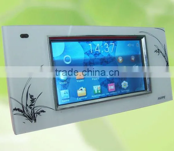 Touchable Video/audio/mp3 Music Media Player/ Backgroud Music Player With Speakers