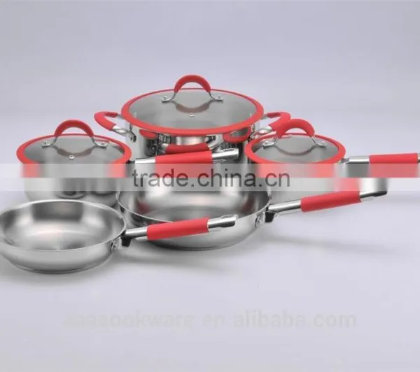Stainless Steel Cookware With Silicone Handle photo-5