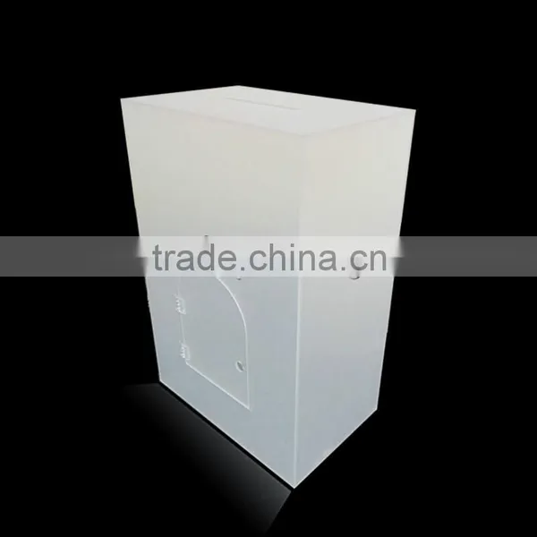GH-RJ009 Newest Design Abrazine Acrylic Donation Box ,Acrylic Donation Box photo-2
