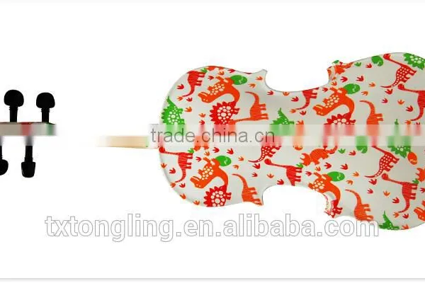 Violin With Carving Flower TL-1406 photo-4