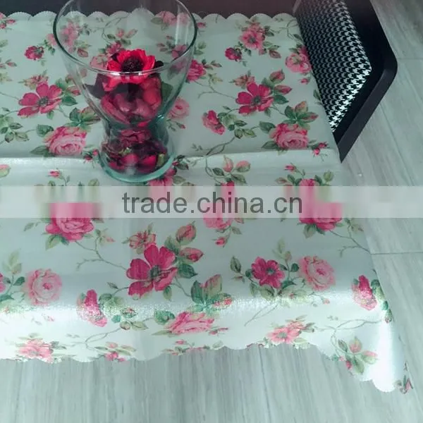 TB0010 Flowers Ployester Table Cloth photo-3