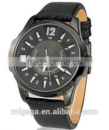 New Fashion Men's Watches Sport Men Quartz Watch With Leather Strap photo-4