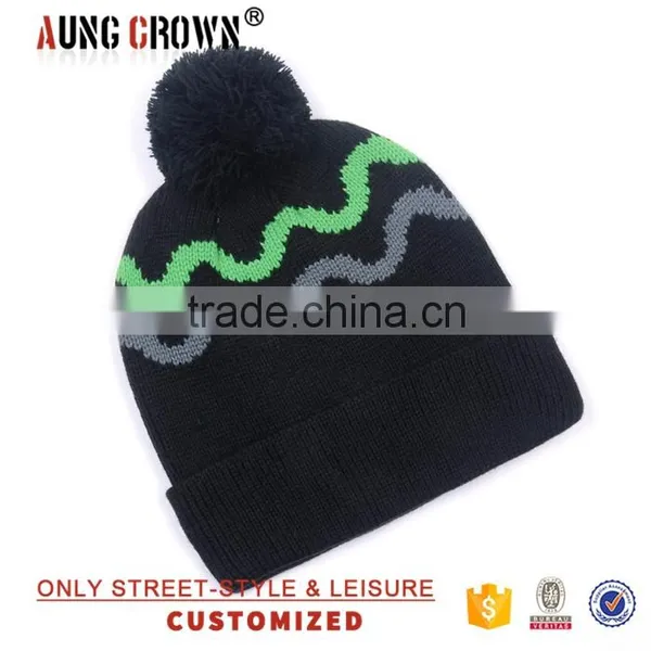 Custom Knit Beanie Hat no Pom photo-5