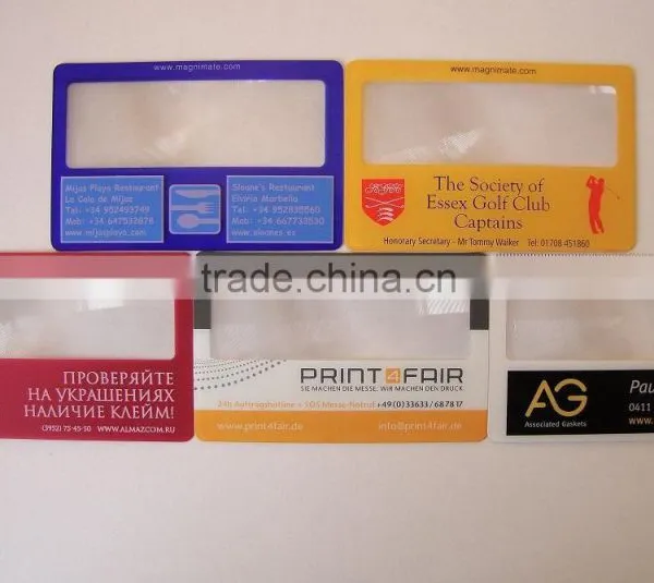 Magnifier Fresnel Lens Magnifier Pvc Credit Card Magnifier Business Card Magnifier,magnifying Lens, photo-6