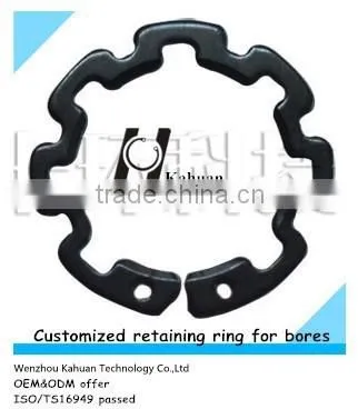 Wenzhou Factory Directly Supply All Kinds of OEM Circlips Non-standard Retaining Ring photo-2