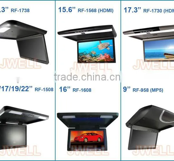 15 Inch Business Car Flip Down Monitor Dvd Player With Game Function photo-5