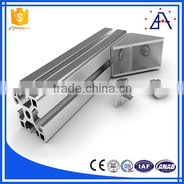 Aluminum Alloy Material 6063-T5 Aluminium Extrusion Profile Anodized