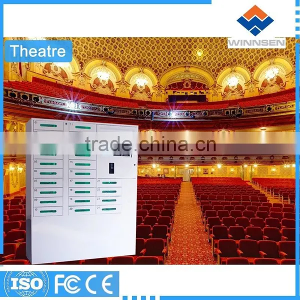 Floor Standing High Security 3G/Wifi Cell Phone Charging Stations for University USe APC-24B photo-3