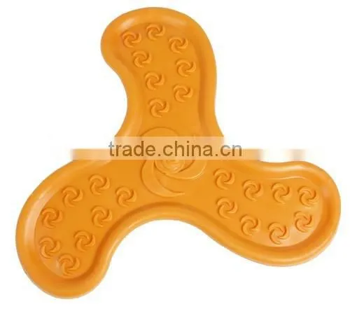 Funny and Cute Dog TPR Frisbee Pet Training Toy Dart Shape photo-2