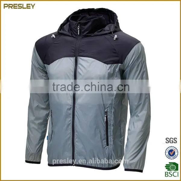 Wholesale Price Light Contrast Color Long Sleeve Protecting Men's Jacket photo-2