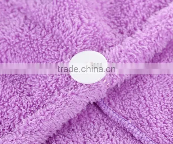 Coral Fleece Towel Shower Cap,2015 Elastic Model Shower Cap Wholesale photo-5