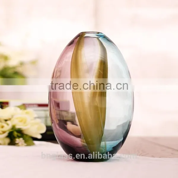 Colored Glass Vases Home Decoration photo-6