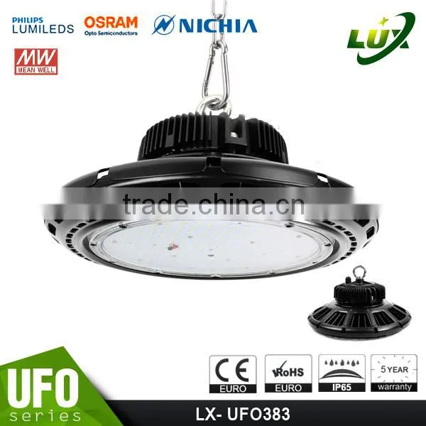 5 Years Warranty Promotion Price Wireless & Motion Control 2016 CE Rohs Approved Meanwell Driver 120W UFO LED High Bay Fixture photo-2
