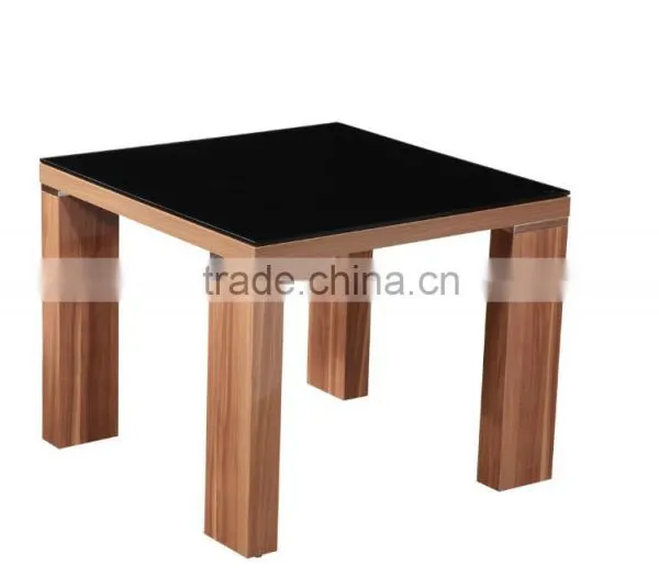 Glossy Wooden Glass Top Coffee Table photo-3