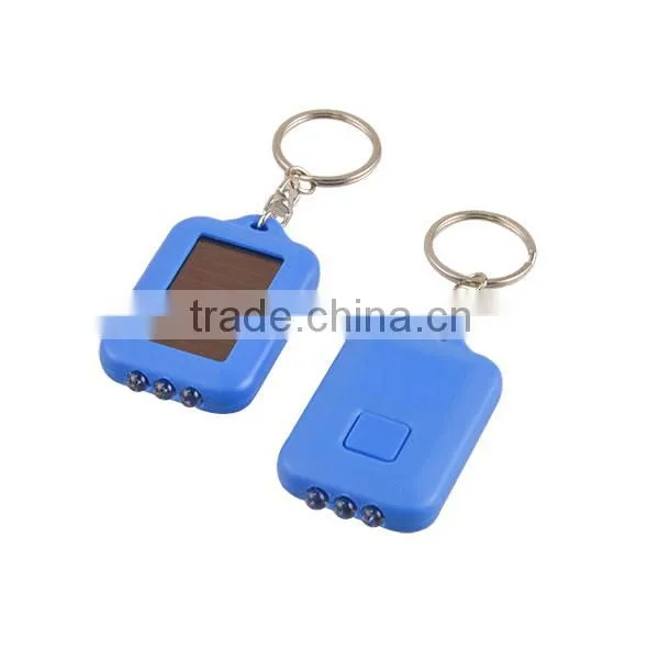 Wholesales Promotion Using Solar Rechargeable PVC LED Keychain photo-3